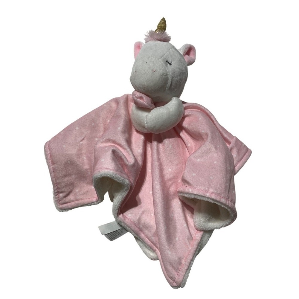 Carters Just One You Pink Unicorn Plush Lovey Security Blanket